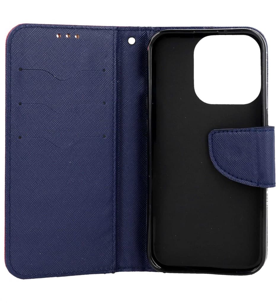 Pouzdro TopQ iPhone 15 Pro knížkové červené 105179 - náhled 3