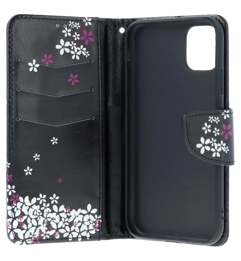 Pouzdro TopQ iPhone 11 knížkové Květy sakury 49778 - náhled 3