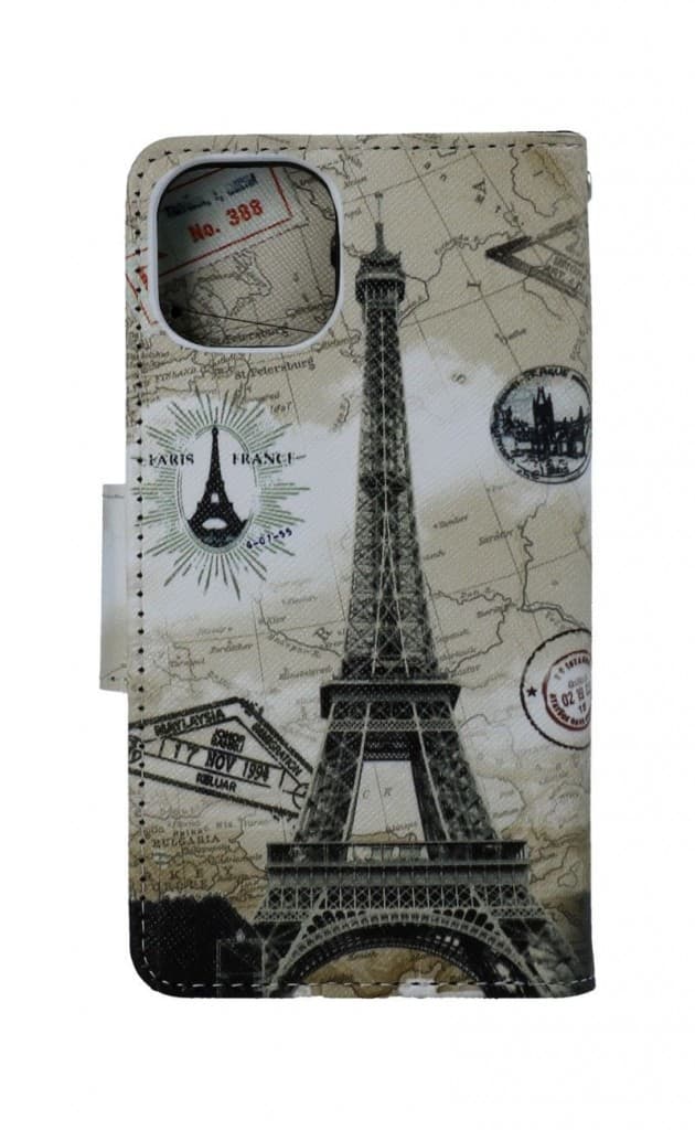 Pouzdro TopQ iPhone 13 knížkové Paris 2 66348 - náhled 2