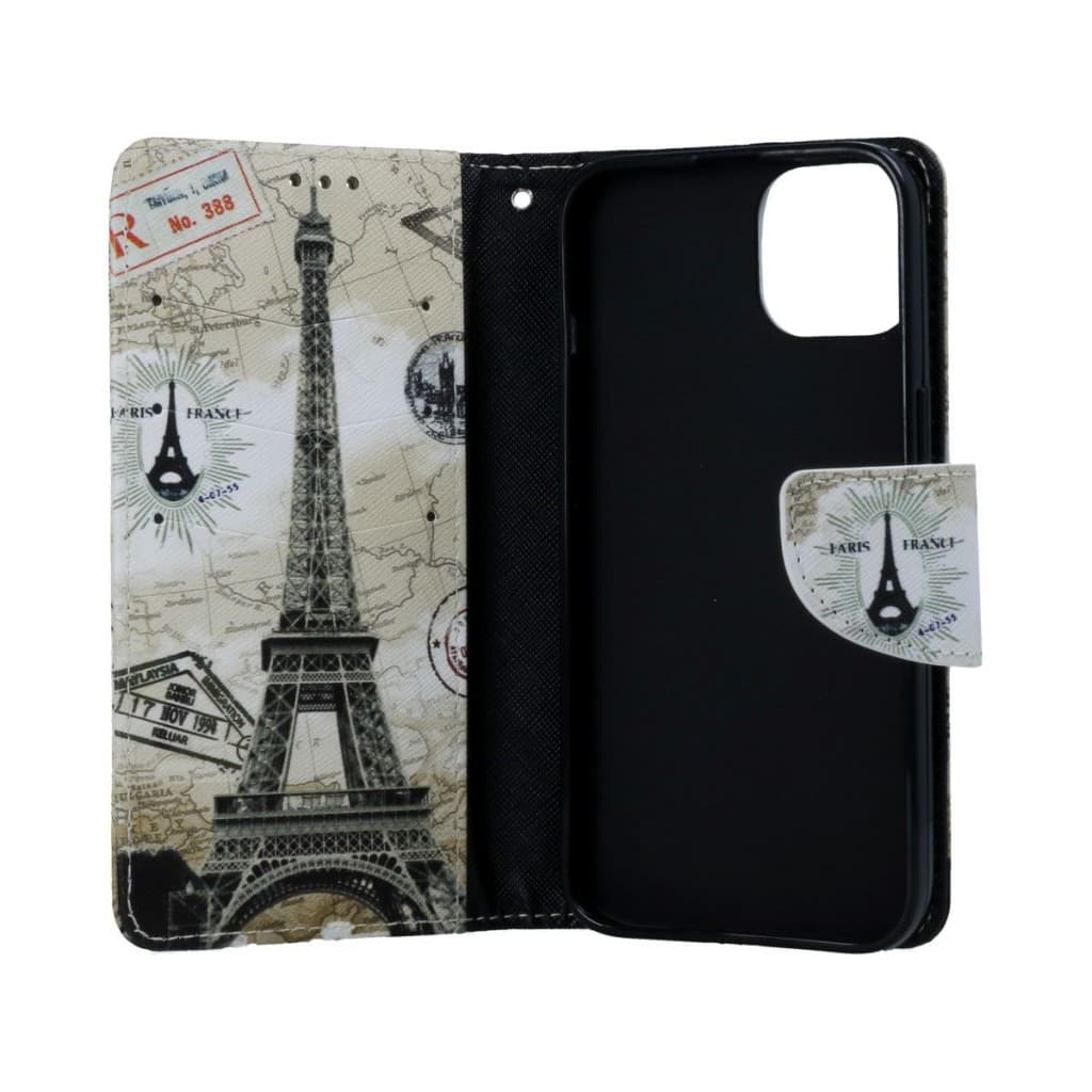 Pouzdro TopQ iPhone 13 knížkové Paris 2 66348 - náhled 3