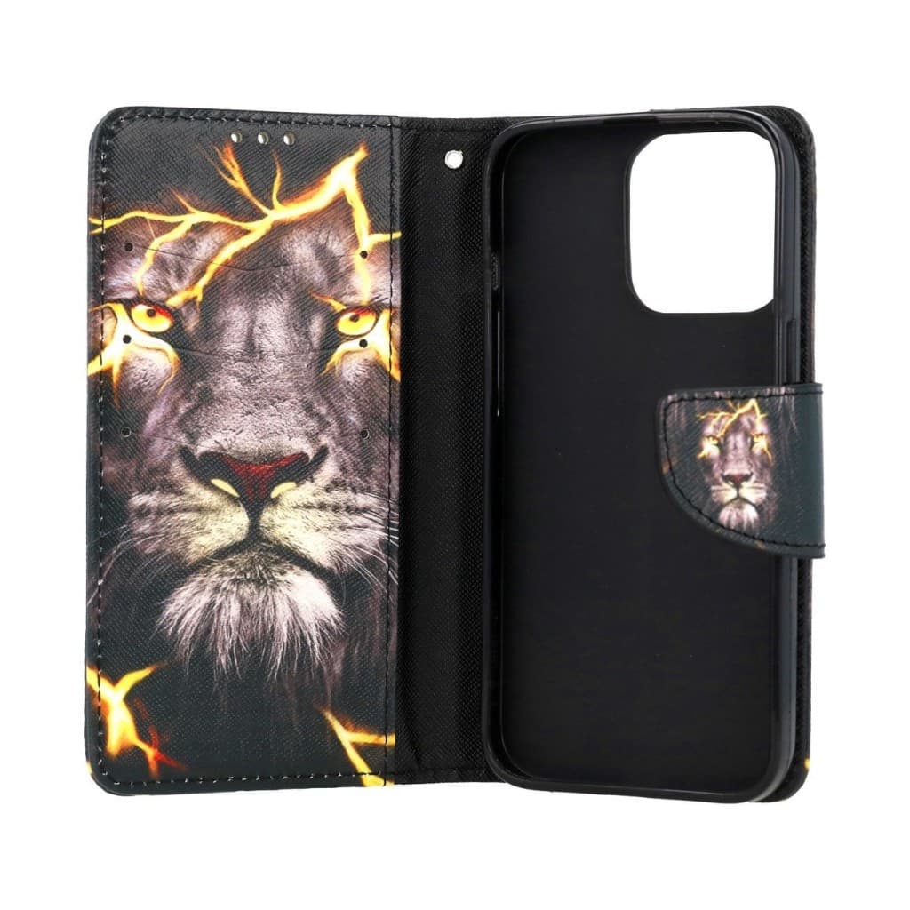 Pouzdro TopQ iPhone 13 Pro knížkové Magický lev 66465 - náhled 3