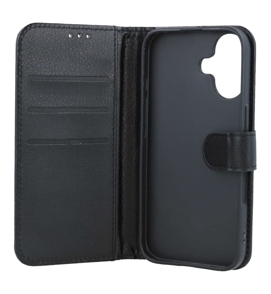 Pouzdro TopQ iPhone 16 knížkové černé s přezkou 127721 - náhled 3