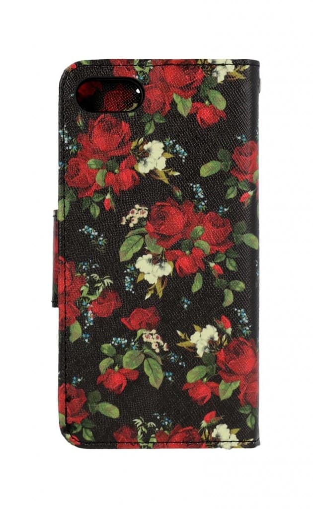 Pouzdro TopQ iPhone SE 2020 knížkové Květy růží 62583 - náhled 2