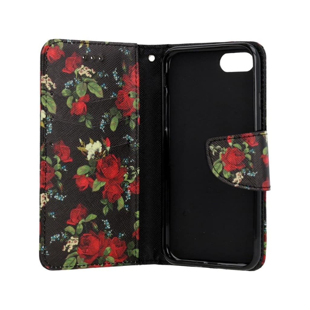 Pouzdro TopQ iPhone SE 2020 knížkové Květy růží 62583 - náhled 3