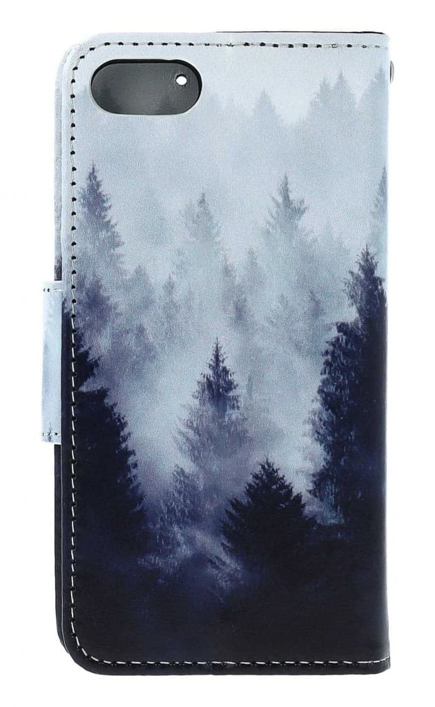 Pouzdro TopQ iPhone SE 2020 knížkové Mlha 62610 - náhled 2