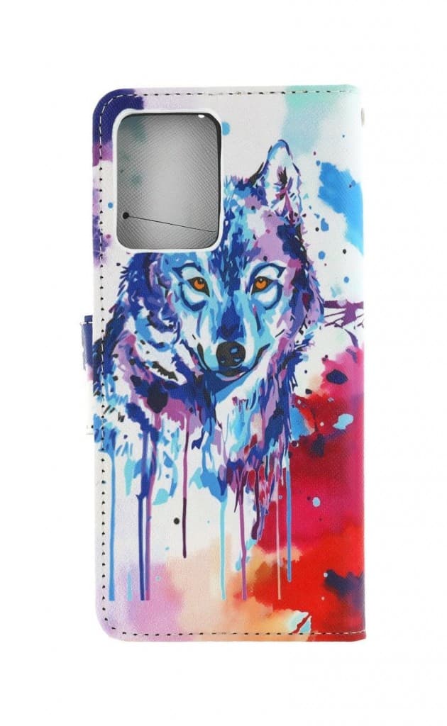 Pouzdro TopQ Realme 9 Pro knížkové Kresba vlka 71476 - náhled 2