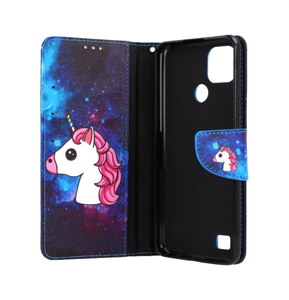 Pouzdro TopQ Realme C21 knížkové Space Unicorn 60499 - náhled 3