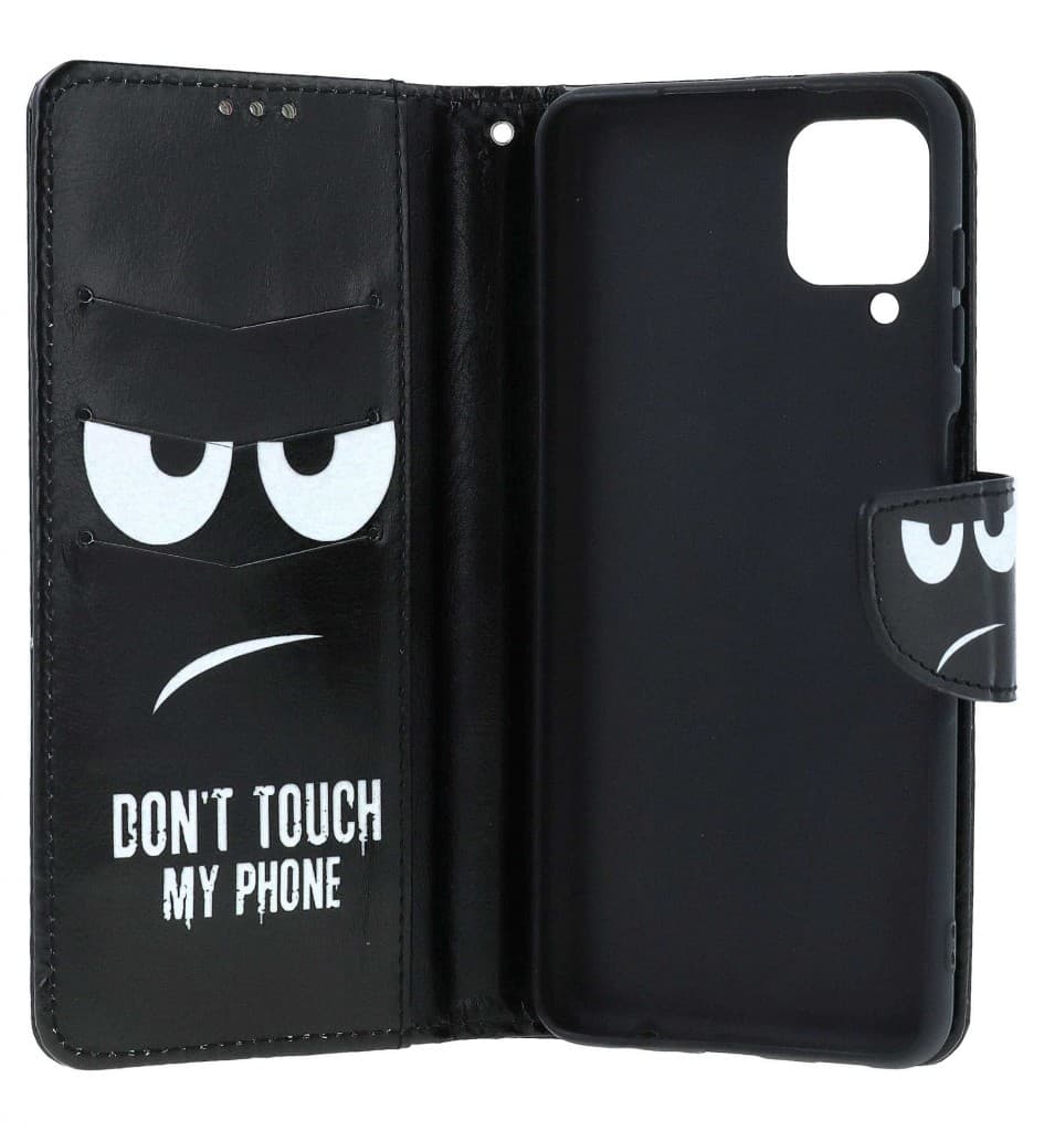 Pouzdro TopQ Samsung A12 knížkové Don't Touch 57037 - náhled 3
