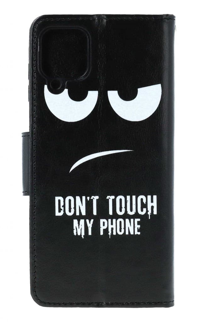 Pouzdro TopQ Samsung A12 knížkové Don't Touch 57037 - náhled 2