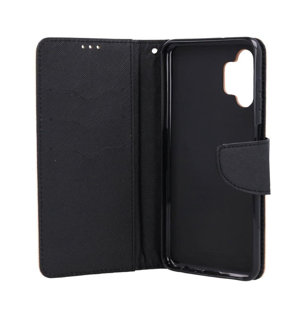 Pouzdro TopQ Samsung A13 knížkové zlaté 73827 - náhled 3