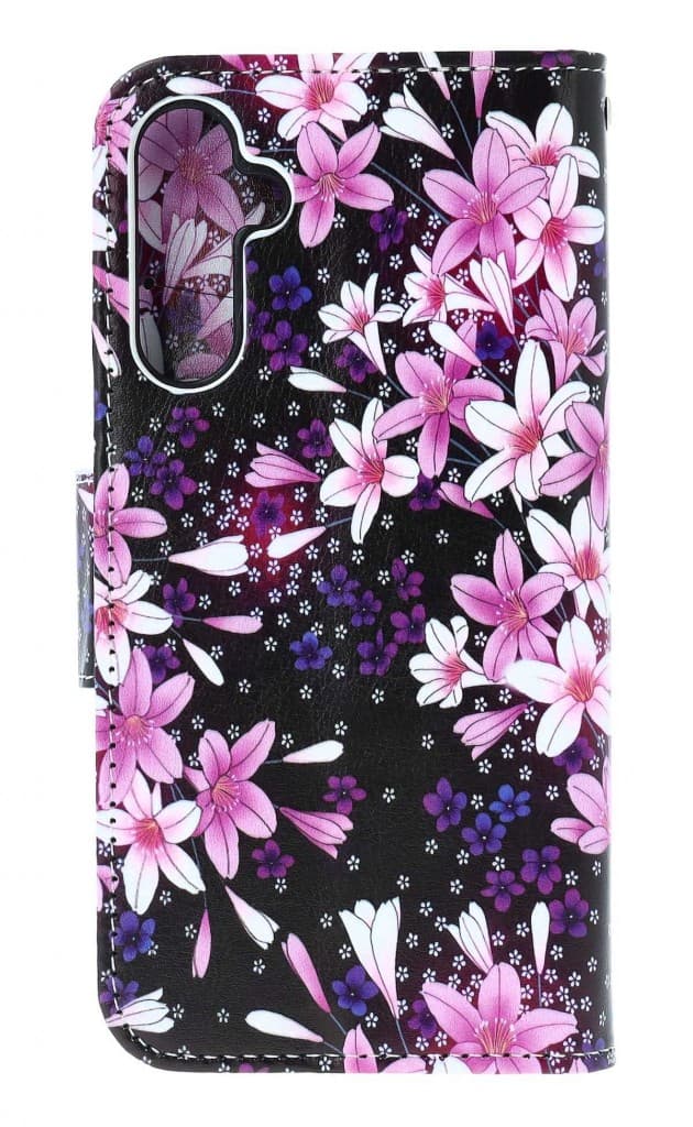 Pouzdro TopQ Samsung A15 knížkové Lilie 131931 - náhled 2