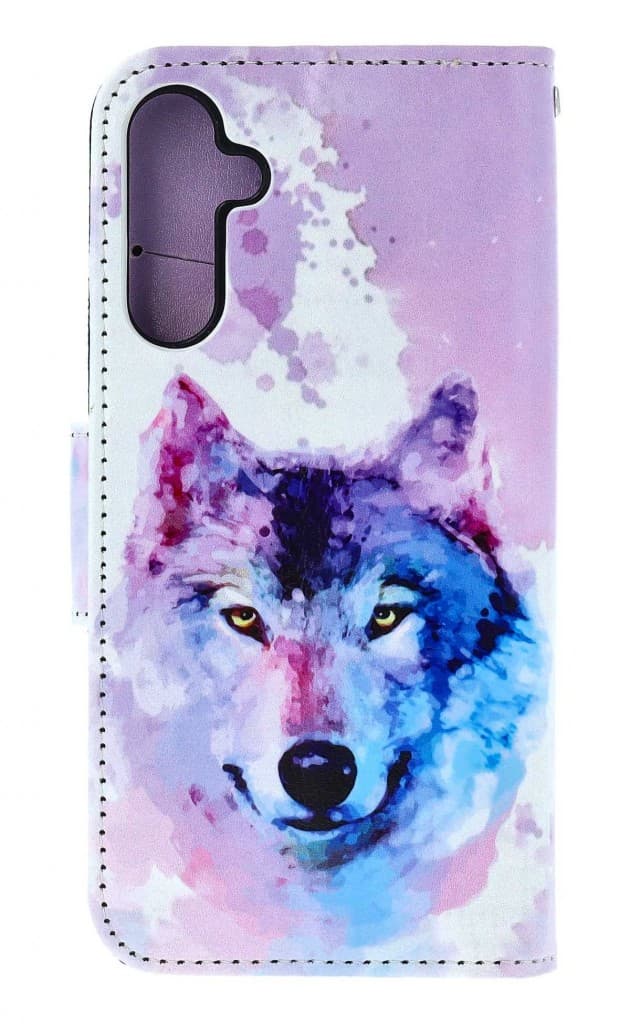 Pouzdro TopQ Samsung A15 knížkové Polární vlk 132157 - náhled 2