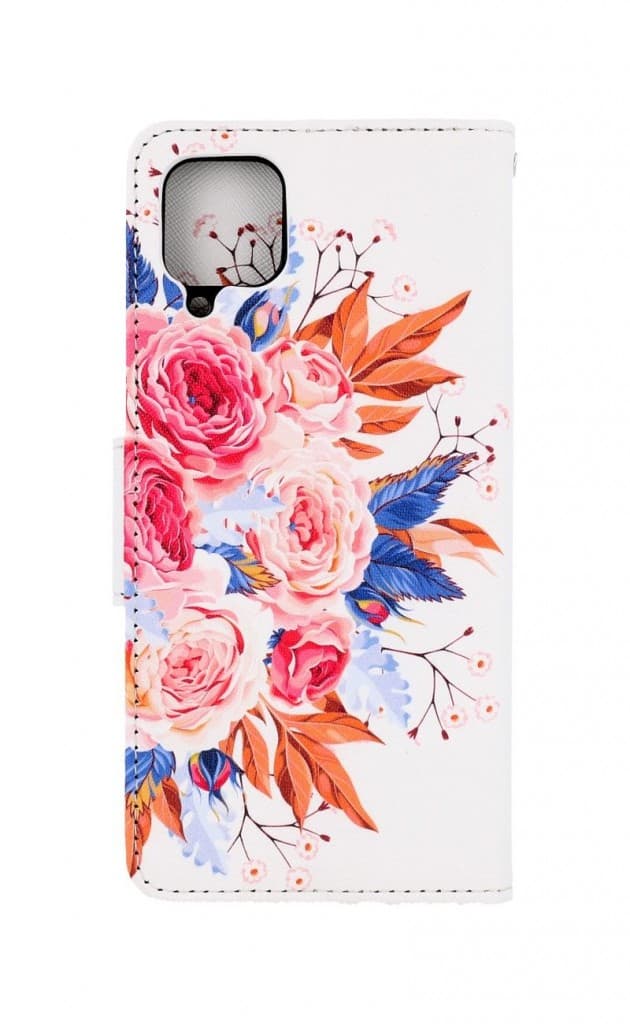 Pouzdro TopQ Samsung A22 knížkové Kytice 66170 - náhled 2