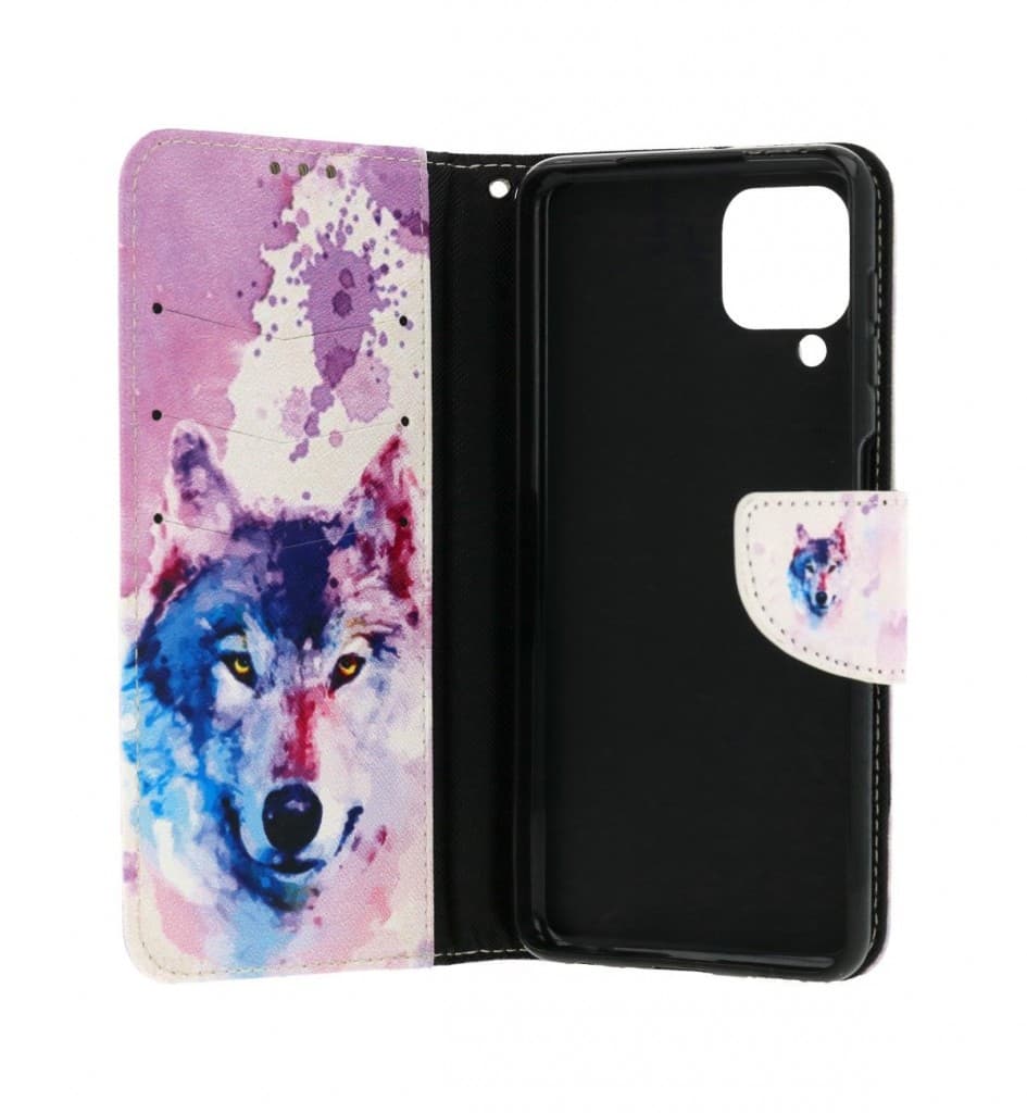 Pouzdro TopQ Samsung A22 knížkové Polární vlk 60691 - náhled 3
