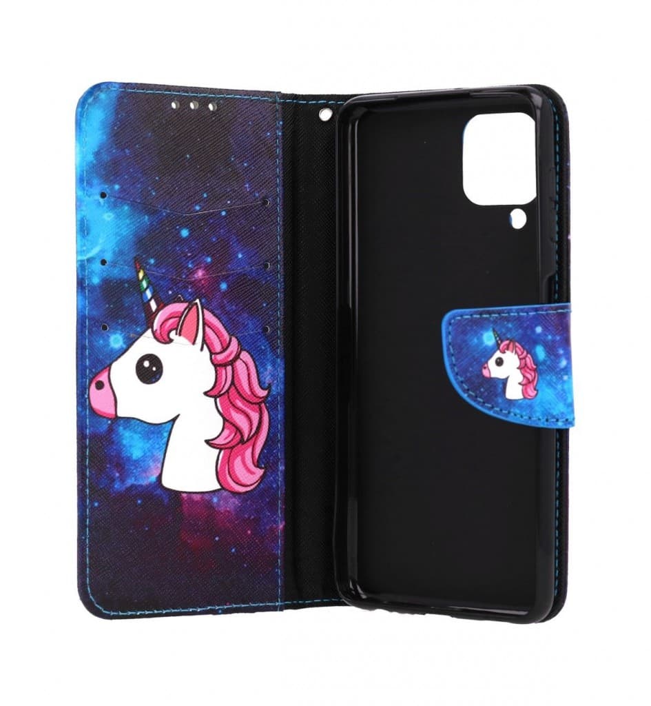 Pouzdro TopQ Samsung A22 knížkové Space Unicorn 60519 - náhled 3