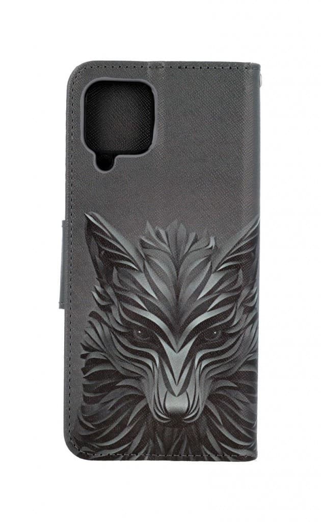 Pouzdro TopQ Samsung A22 knížkové Vlk 60587 - náhled 2