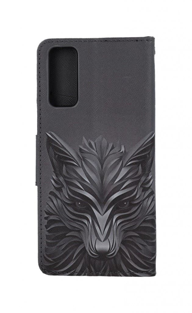 Pouzdro TopQ Vivo Y11s knížkové Vlk 57074 - náhled 2