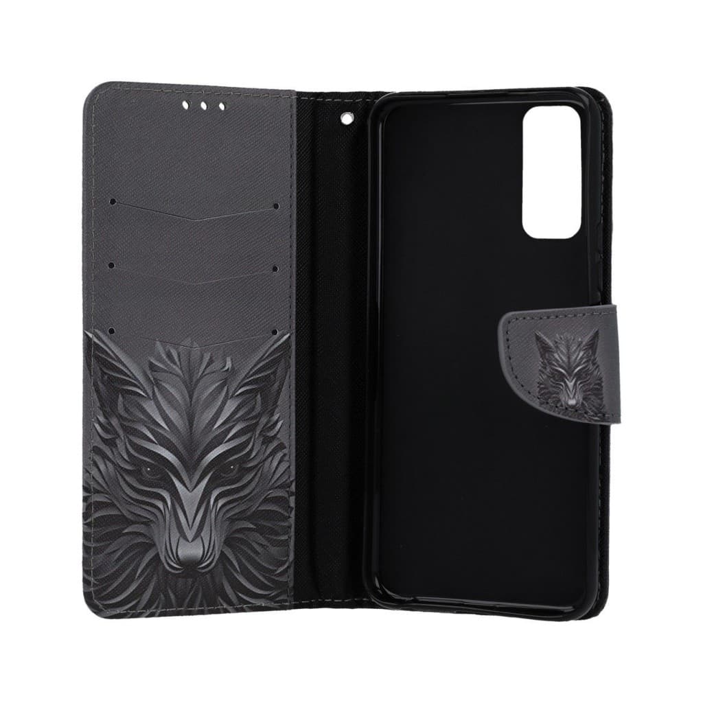Pouzdro TopQ Vivo Y11s knížkové Vlk 57074 - náhled 3