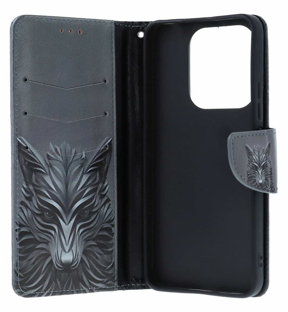 Pouzdro TopQ Honor 400 Lite knížkové Vlk 140070 - náhled 3