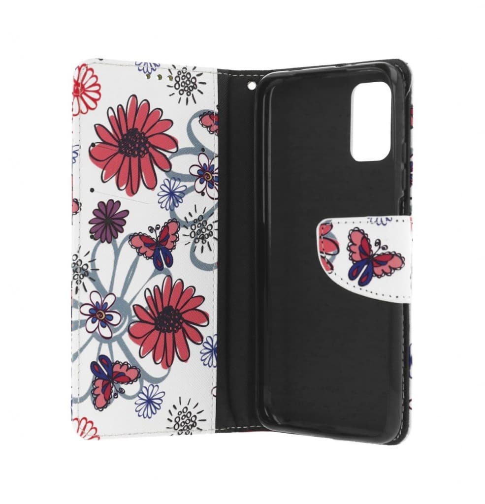 Pouzdro TopQ Xiaomi Poco M3 knížkové Flowers 61025 - náhled 3