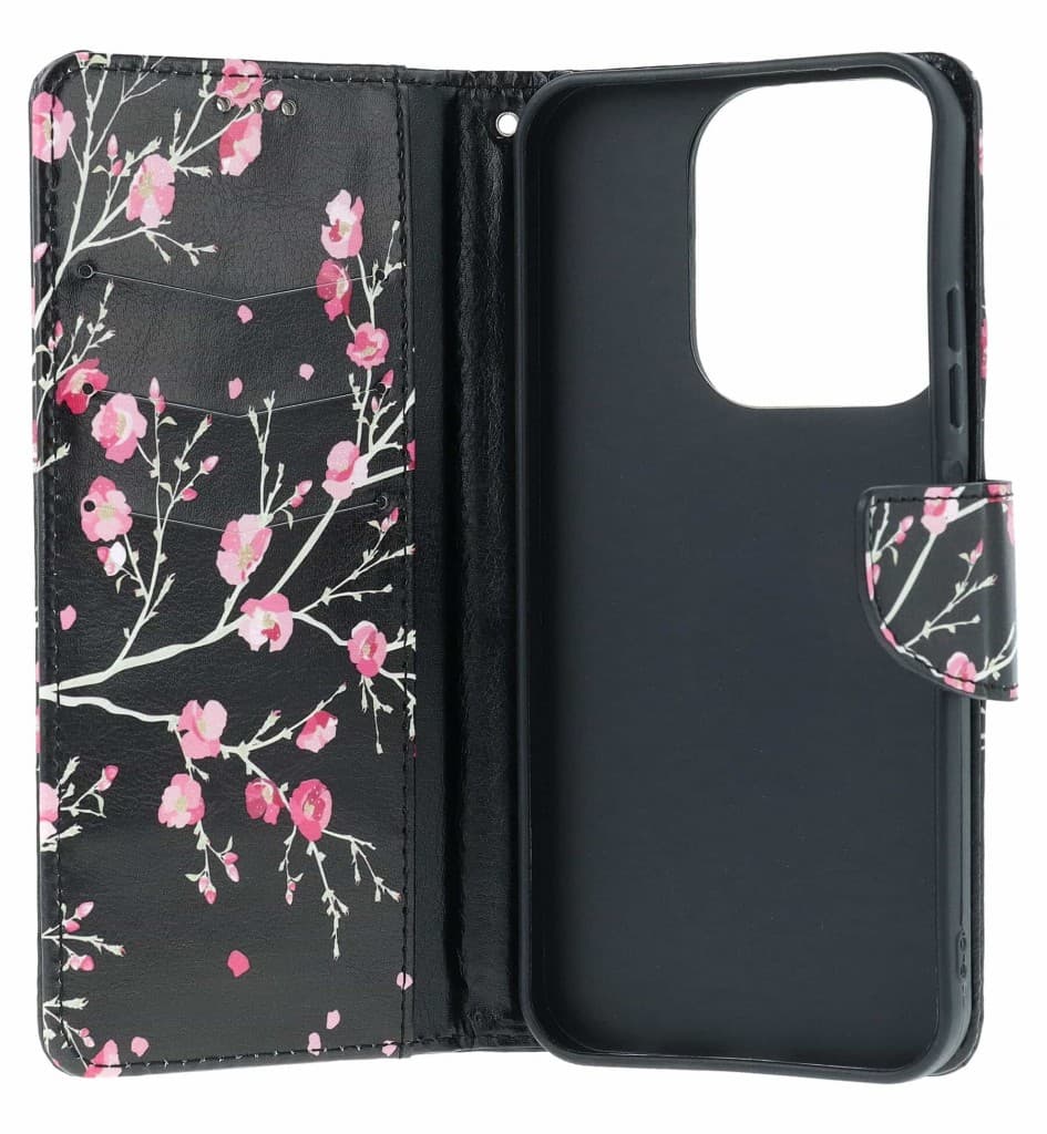 Pouzdro TopQ Xiaomi Redmi 15C knížkové Noční květy 167937 - náhled 3