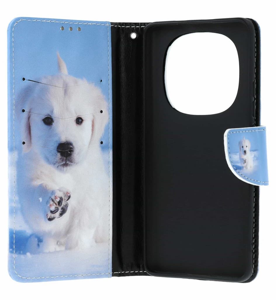 Pouzdro TopQ Xiaomi Redmi Note 15 knížkové Štěňátko 172273 - náhled 3