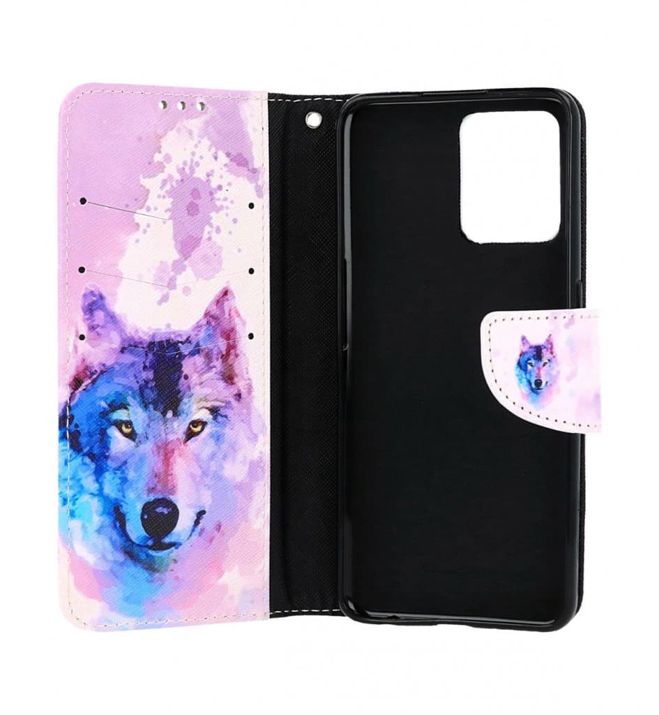 Pouzdro TopQ Realme 9 knížkové Polární vlk 75738 - náhled 3