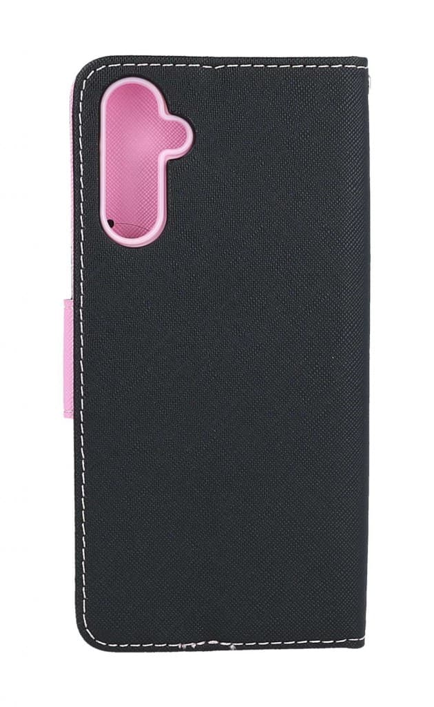 Pouzdro TopQ Samsung A14 5G knížkové černo-růžové 91762 - náhled 2