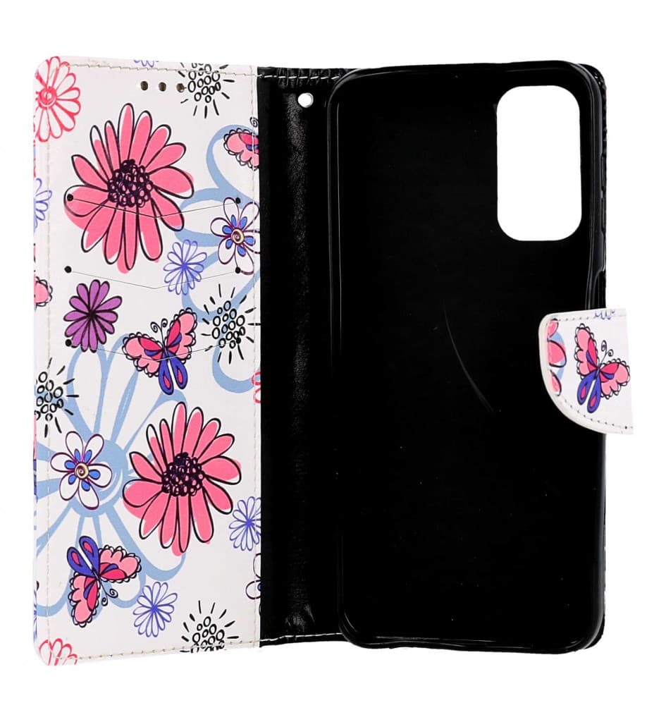 Pouzdro TopQ Samsung A14 5G knížkové Flowers 94242 - náhled 3