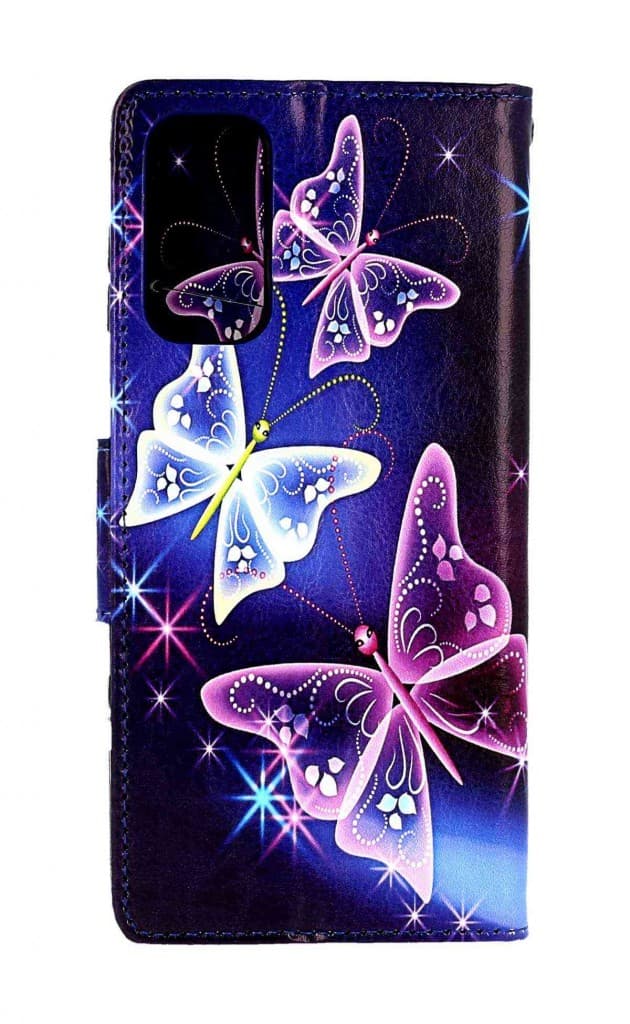 Pouzdro TopQ Samsung A14 5G knížkové Modré s motýlky 94253 - náhled 2