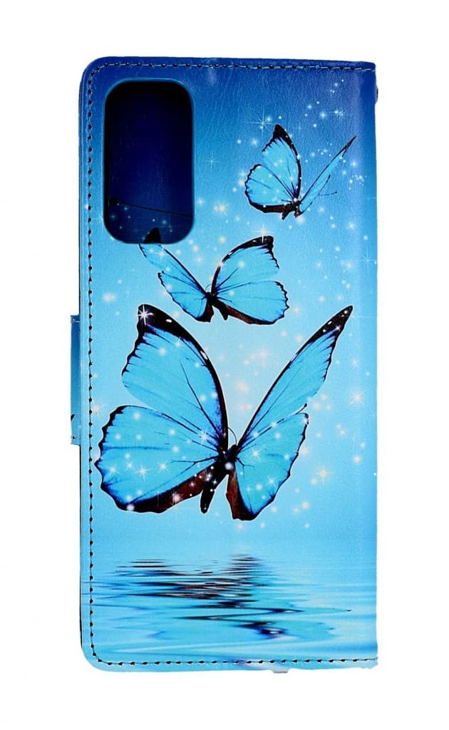 Pouzdro TopQ Samsung A14 5G knížkové Modří motýlci 94257 - náhled 2
