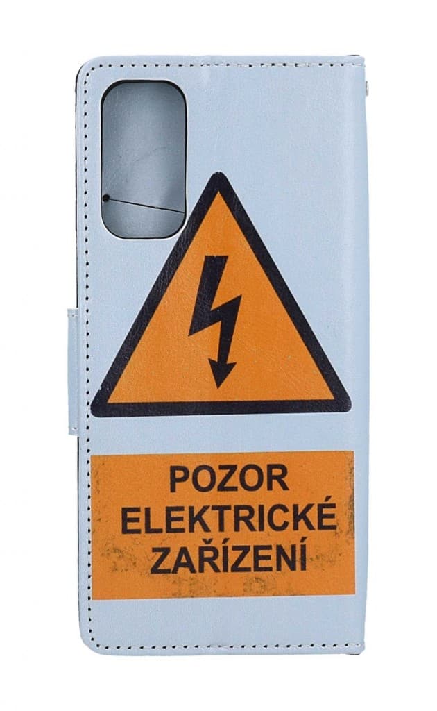 Pouzdro TopQ Samsung A14 5G knížkové Pozor elektrické zařízení 94248 - náhled 2
