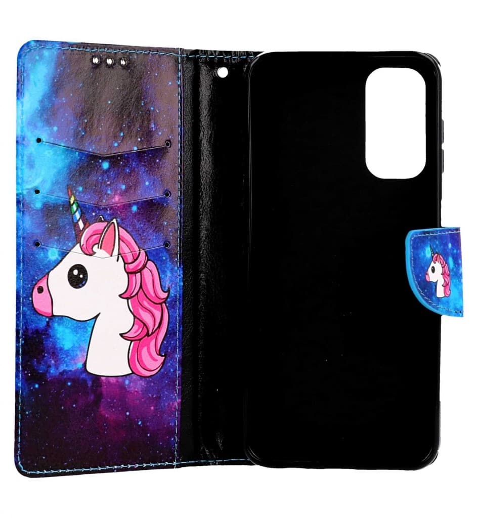 Pouzdro TopQ Samsung A14 5G knížkové Space Unicorn 94245 - náhled 3