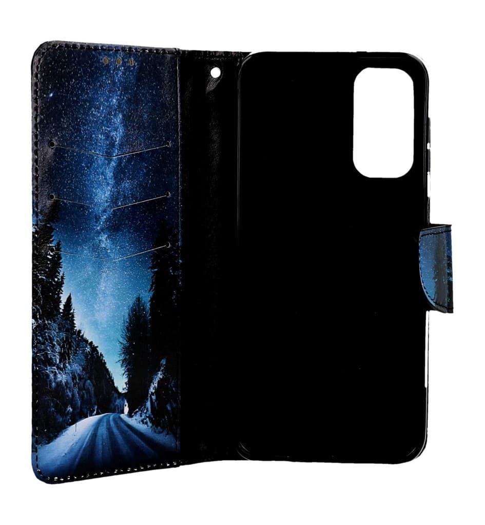Pouzdro TopQ Samsung A14 knížkové Zimní cesta 112868 - náhled 3