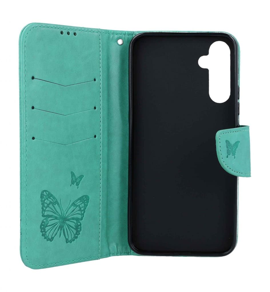 Pouzdro TopQ Samsung A34 knížkové Butterfly zelené 111948 - náhled 3