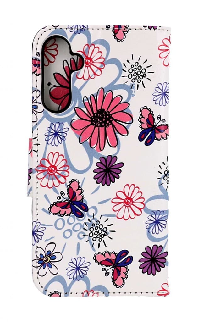 Pouzdro TopQ Samsung A34 knížkové Flowers 94078 - náhled 2