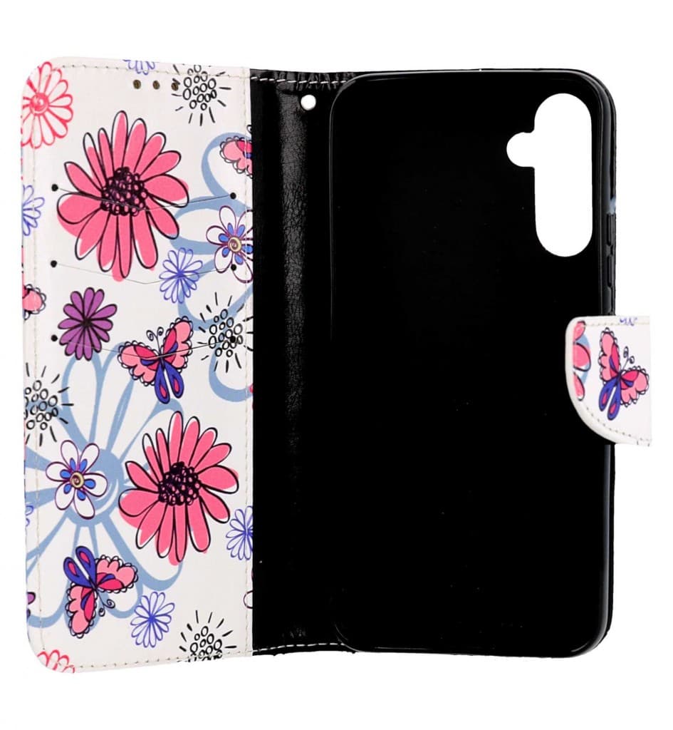 Pouzdro TopQ Samsung A34 knížkové Flowers 94078 - náhled 3