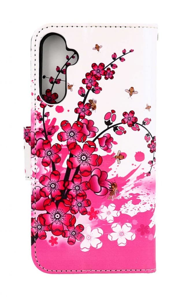 Pouzdro TopQ Samsung A34 knížkové Kytičky 94082 - náhled 2