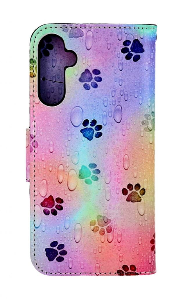 Pouzdro TopQ Samsung A34 knížkové Tlapky 94090 - náhled 2
