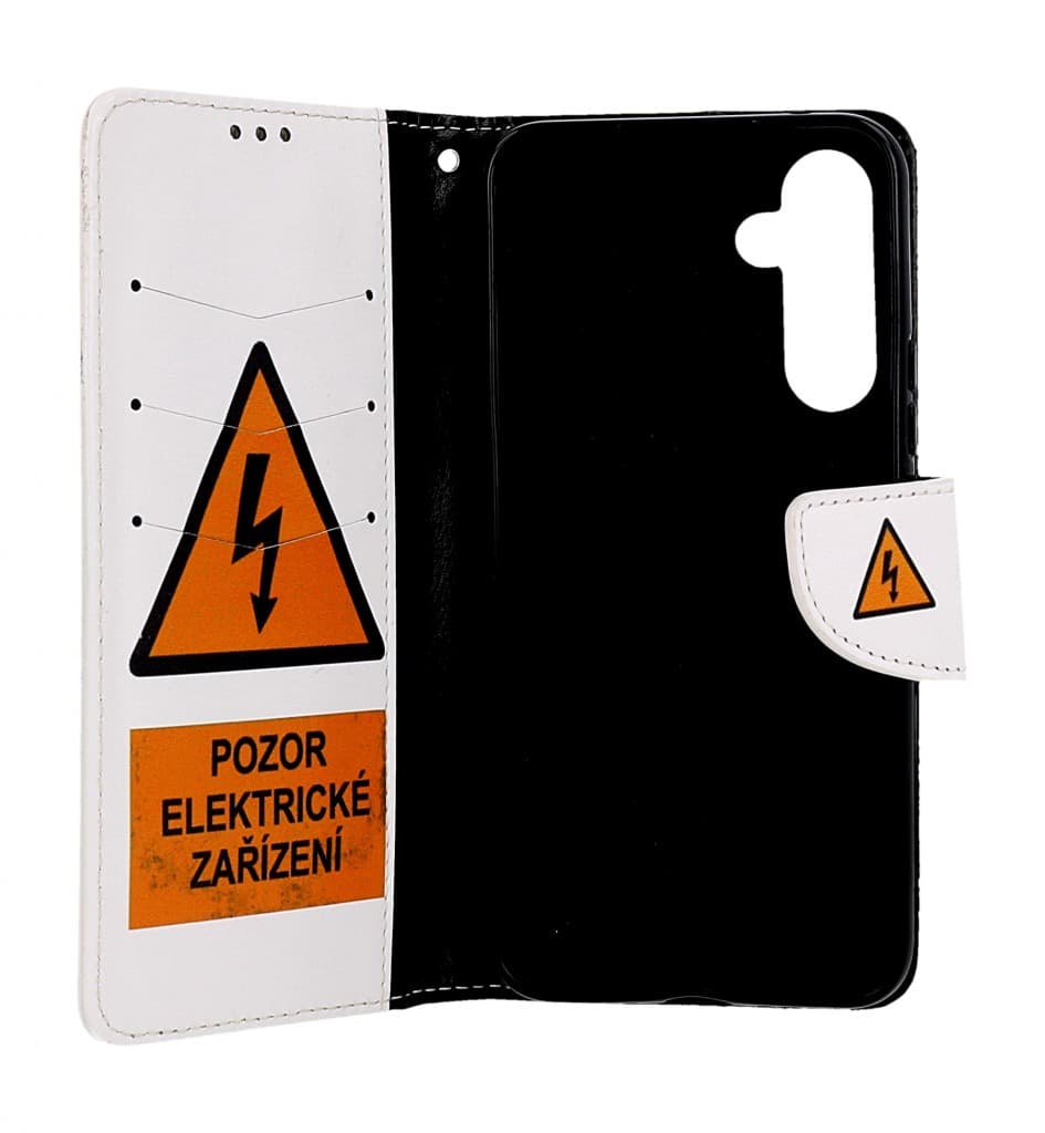 Pouzdro TopQ Samsung A54 5G knížkové Pozor elektrické zařízení 94305 - náhled 3
