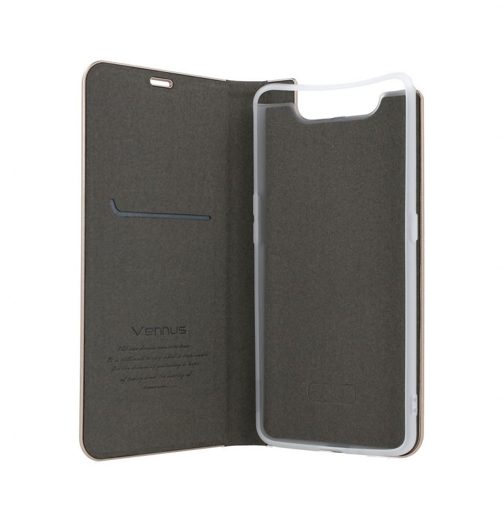 Pouzdro Vennus Samsung A80 knížkové Luna Book stříbrné 47256 - náhled 3