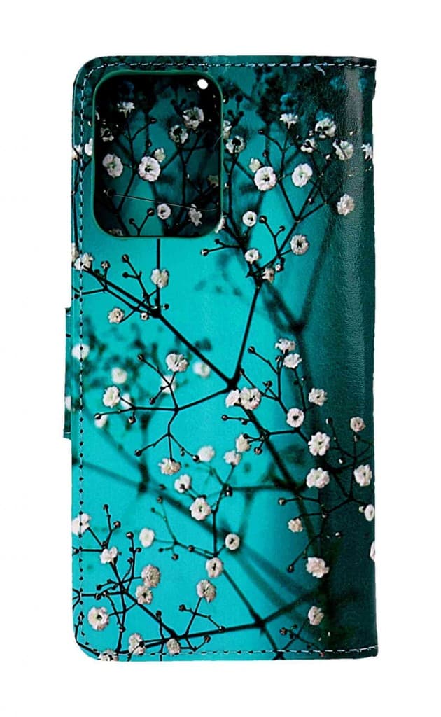 Pouzdro TopQ Xiaomi Poco X5 Pro 5G knížkové Modré s květy 96966 - náhled 2