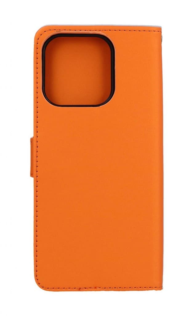Pouzdro TopQ Xiaomi Redmi 12C knížkové oranžové s žabkou 96241 - náhled 2