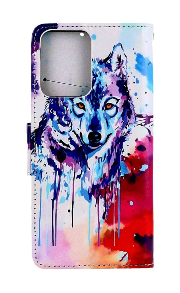 Pouzdro TopQ Xiaomi Redmi Note 12 knížkové Kresba vlka 95635 - náhled 2
