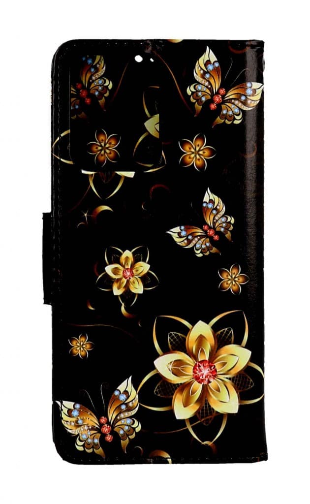 Pouzdro TopQ Xiaomi Redmi Note 12 knížkové Zlaté květy 112837 - náhled 2