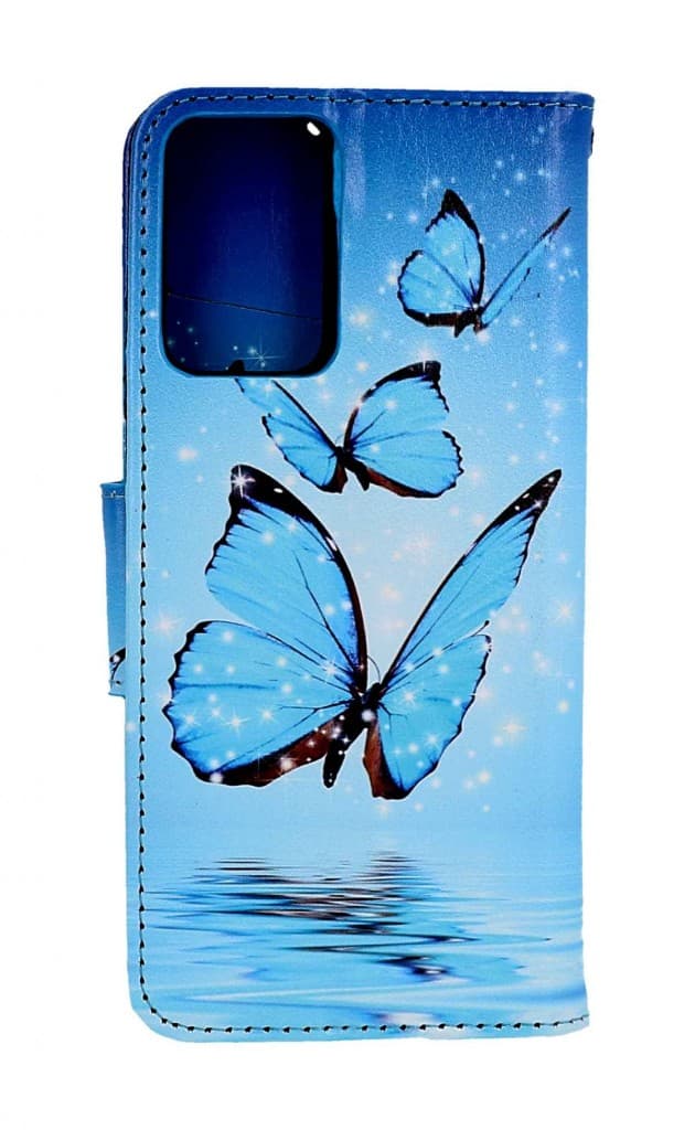 Pouzdro TopQ Xiaomi Redmi Note 12S knížkové Modří motýlci 107425 - náhled 2