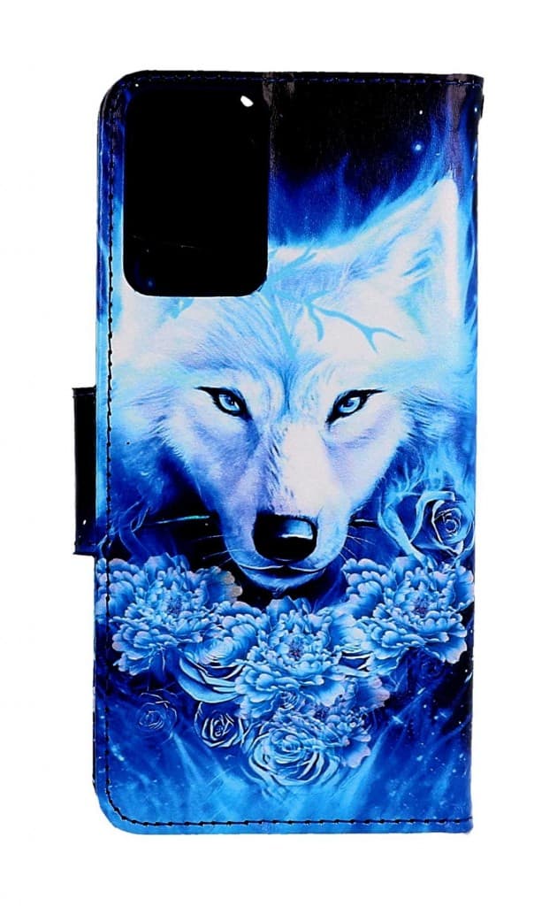 Pouzdro TopQ Xiaomi Redmi Note 12S knížkové Tyrkysový vlk 112814 - náhled 2