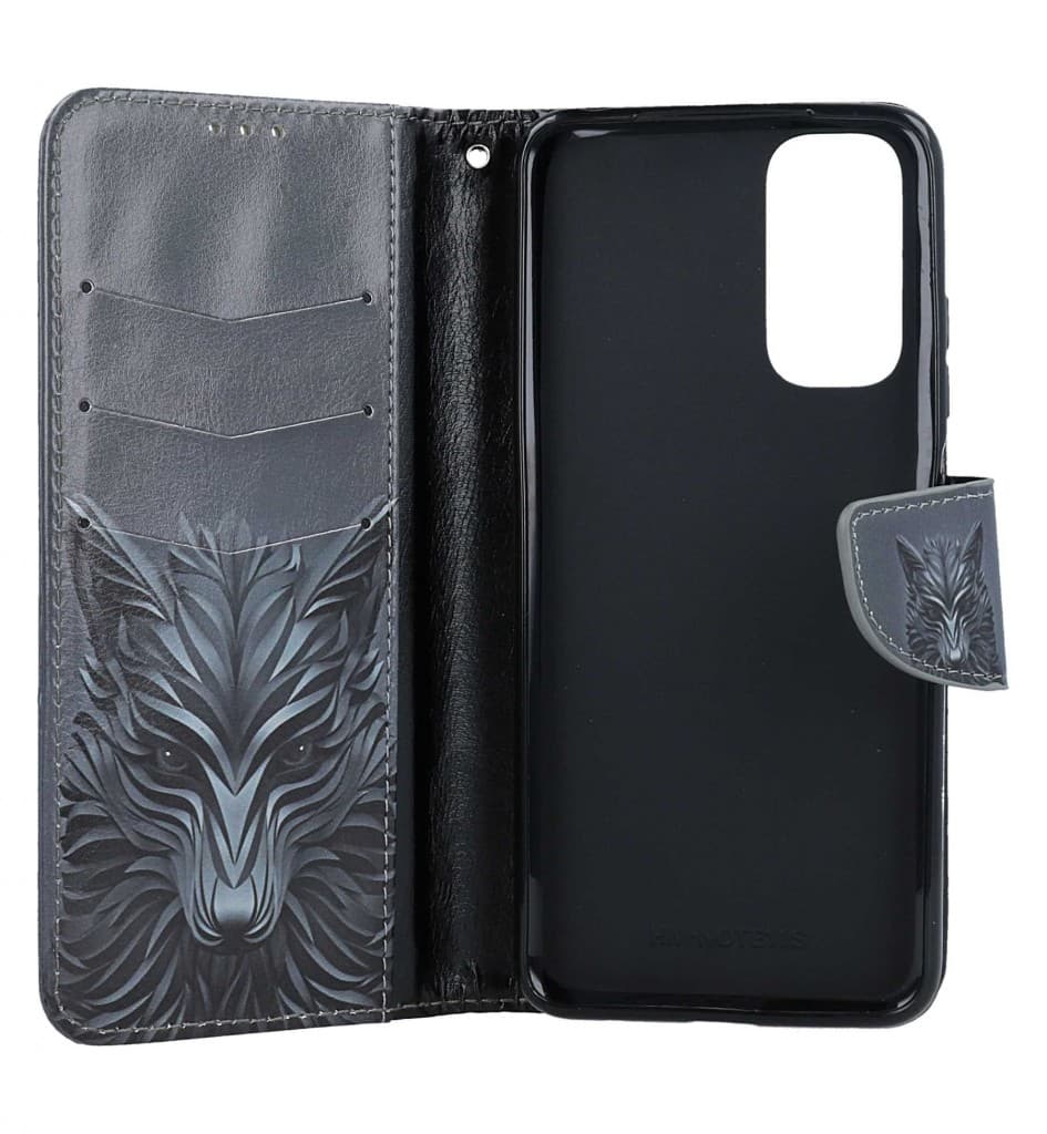 Pouzdro TopQ Xiaomi Redmi Note 12S knížkové Vlk 97866 - náhled 3