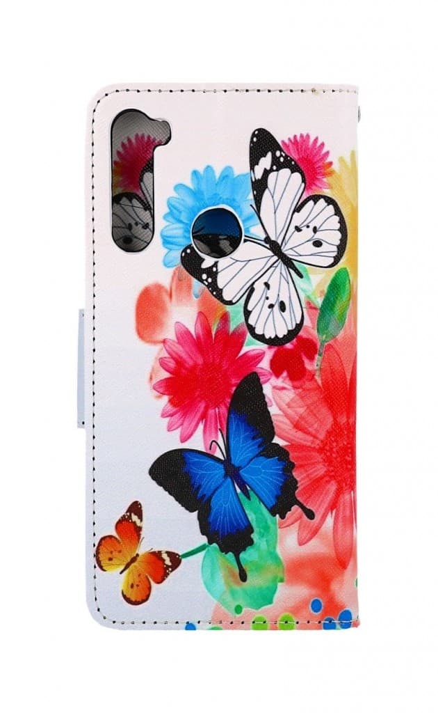 Pouzdro TopQ Xiaomi Redmi Note 8T knížkové Barevné s motýlky 46875 - náhled 2