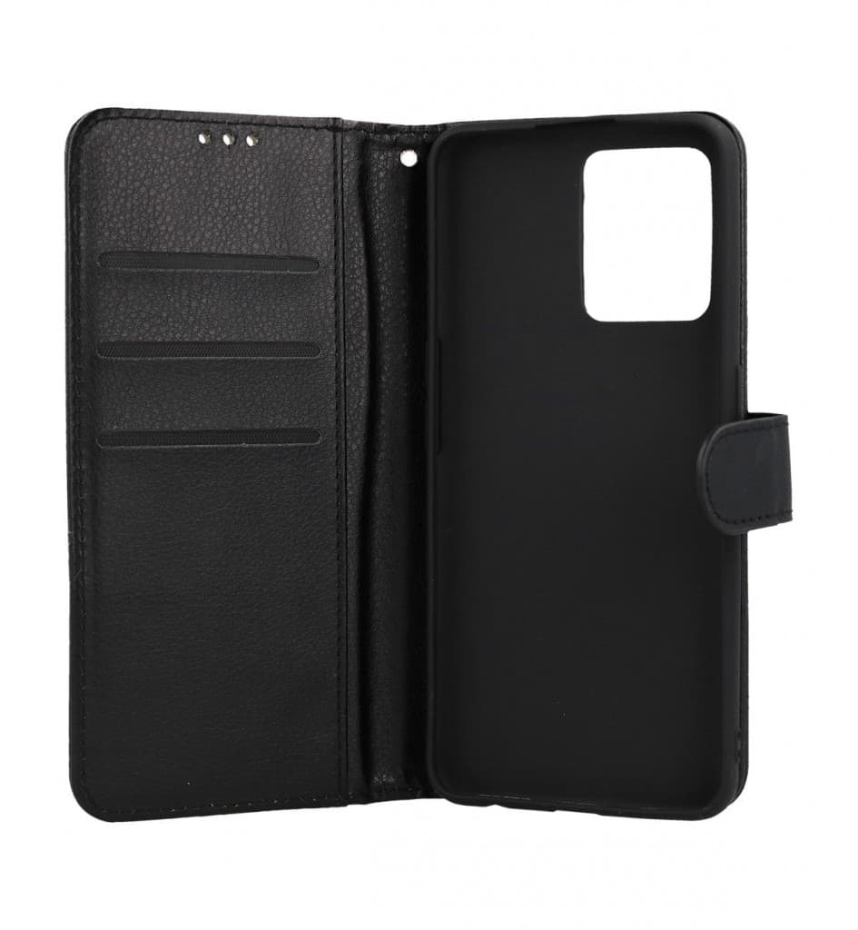 Pouzdro TopQ Realme 9 Pro+ knížkové černé s přezkou 71567 - náhled 3